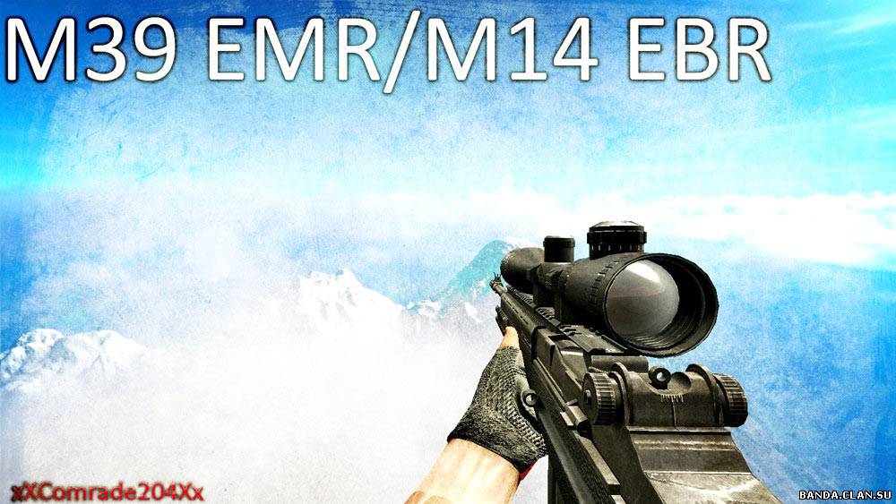 Battlefield 3 M39 EMR/M14 EBR imitation.